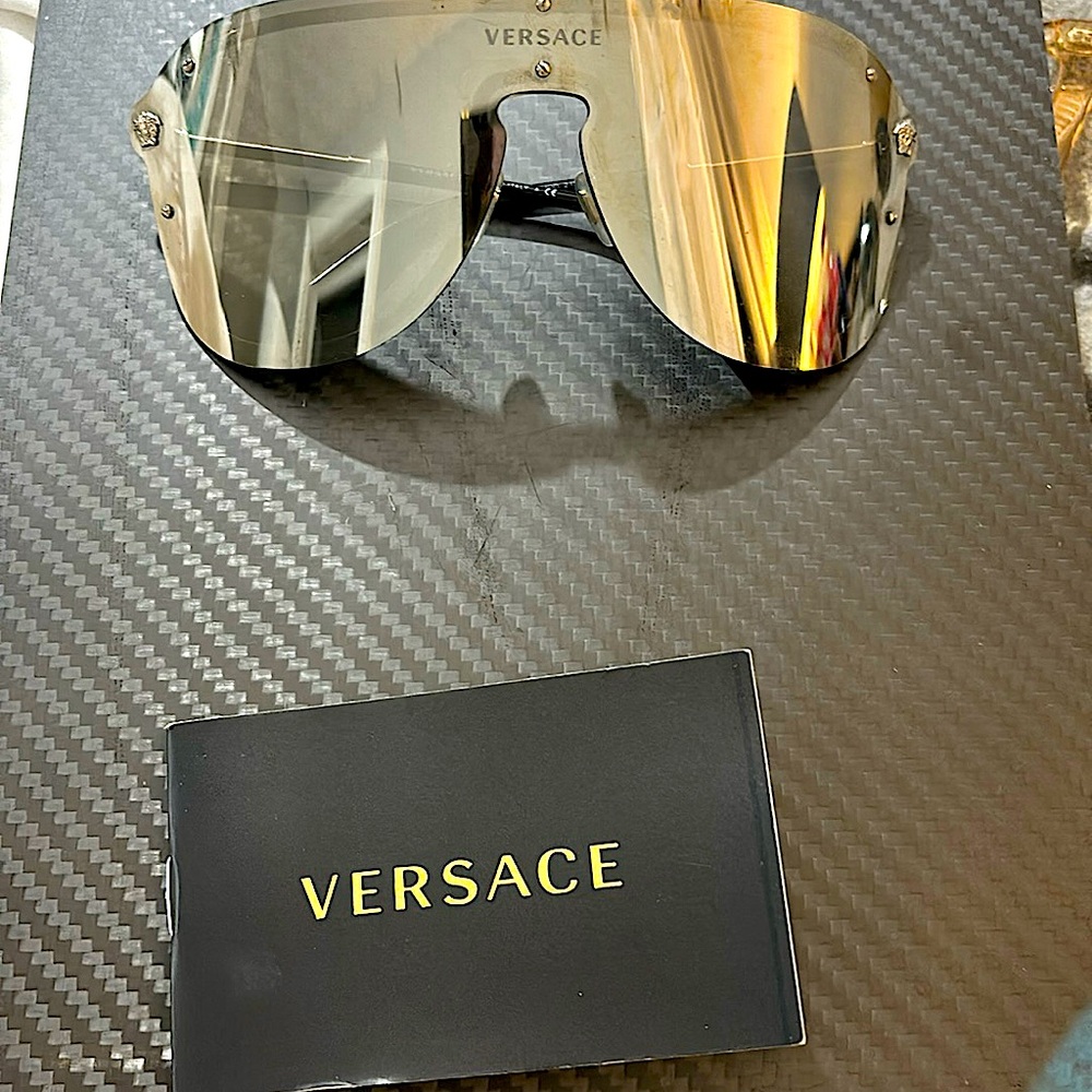 VERSACE Mirror Shield Sunglasses